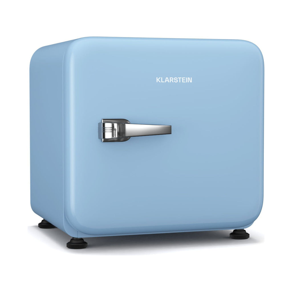 Mini réfrigérateur KLARSTEIN Audrey Evo 43L rétro compact 0-10°C bleu