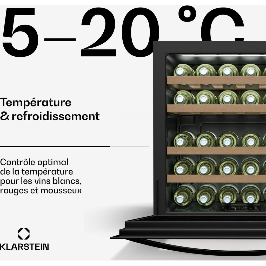 Cave à vin de service KLARSTEIN Vinsider 30 Built-In Uno 30 Fl LED