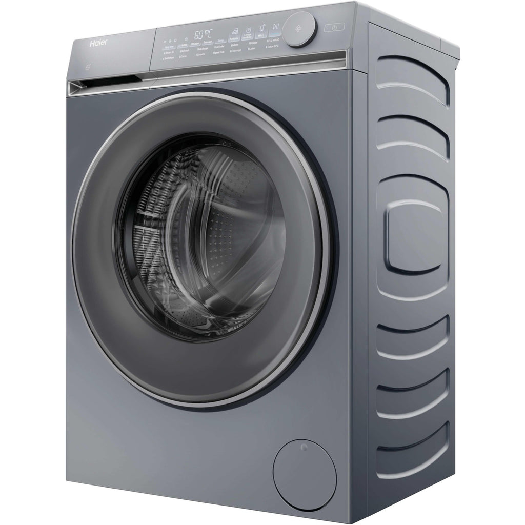 Lave linge hublot HAIER HW100-B14367GUFR - 10 kg - 1400 tr/min - Classe A - Moteur induction direct drive - Connecté wifi