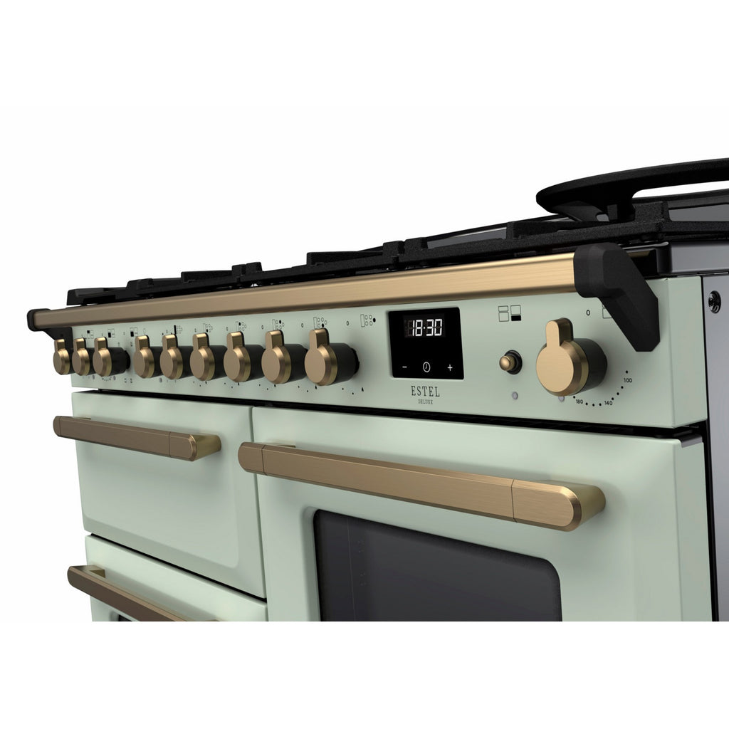 Piano de cuisson mixte FALCON ESTEL DELUXE OC TAB MIX 110 CM VERT PAST