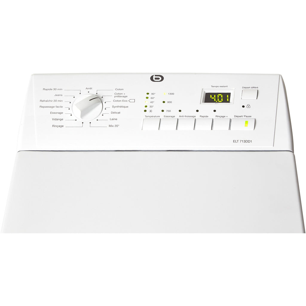 Lave linge top ESSENTIELB ELT713DD1 Reconditionné
