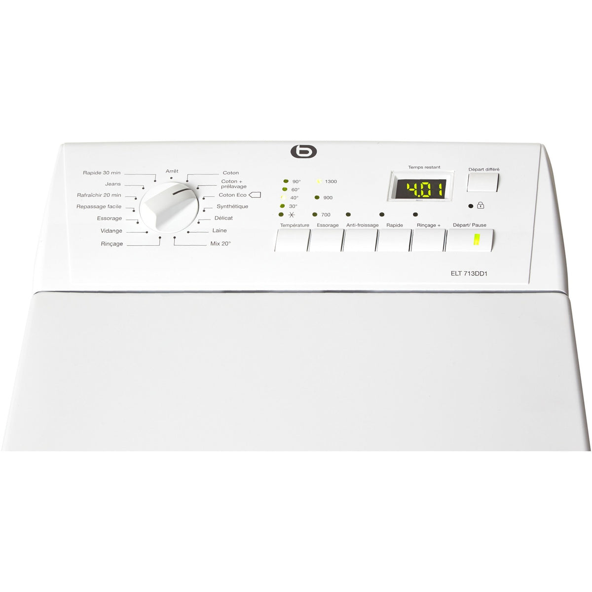 Lave linge top ESSENTIELB ELT713DD1 Reconditionné