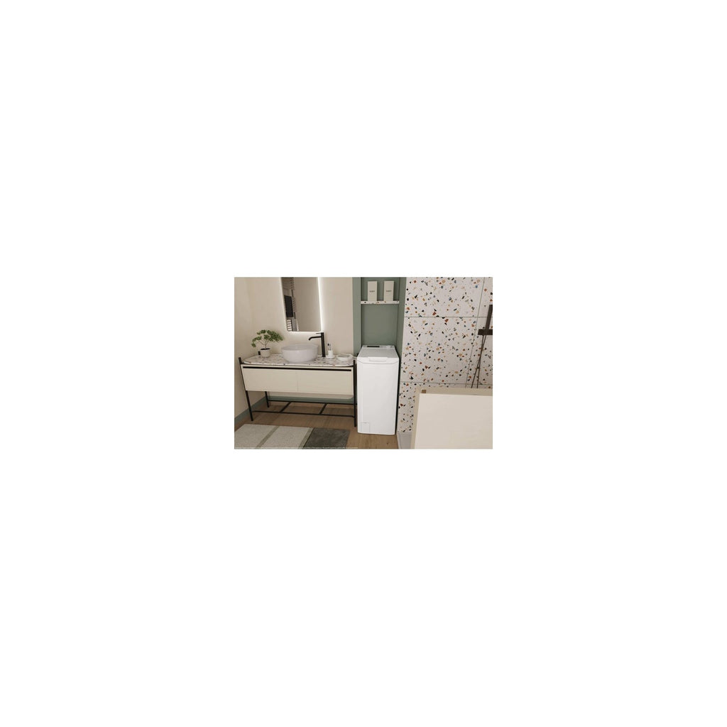 Lave linge top CANDY TCA463D3-S