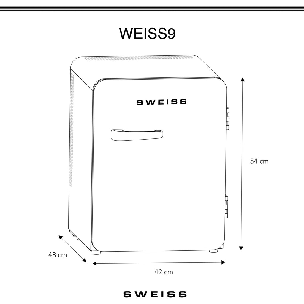 Mini réfrigérateur SWEISS WEISS9
