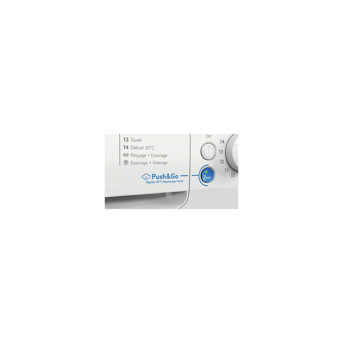 Lave linge hublot INDESIT BWA101496XWVFR
