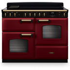Piano de cuisson induction FALCON NGC TAB IND 110 CM BORDEAUX LAITON ANTIQ