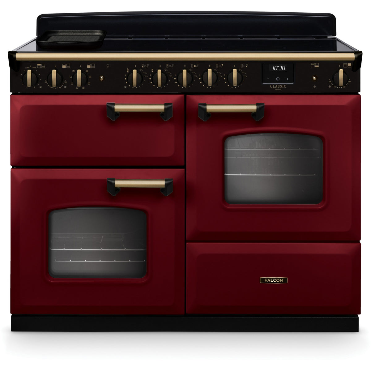 Piano de cuisson induction FALCON NGC TAB IND 110 CM BORDEAUX LAITON ANTIQ