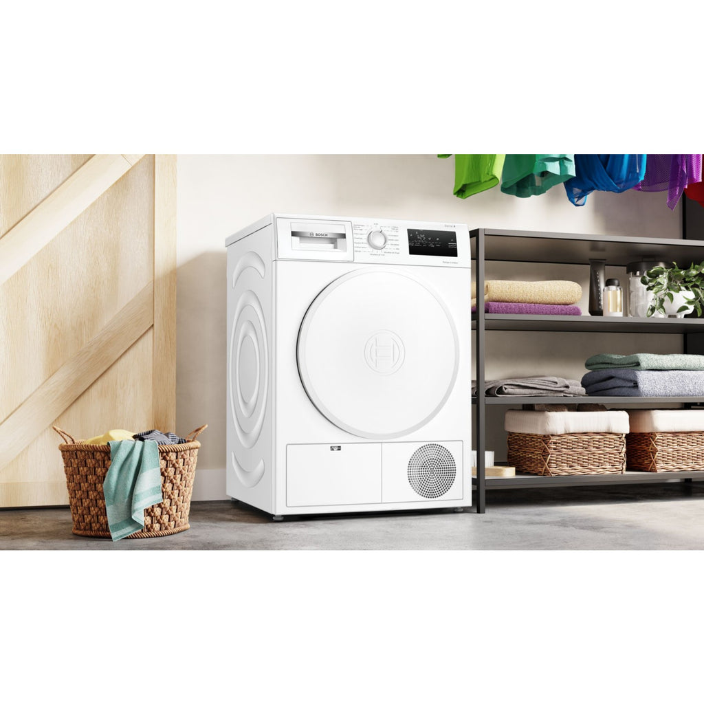 Sèche linge pompe à chaleur BOSCH WTH8300DFR, Série 4, Express 40 min