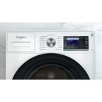 Lave linge hublot WHIRLPOOL W7X89BSILENCEFR - 8 kg - 1400 tr/min - Classe A - Moteur induction direct drive