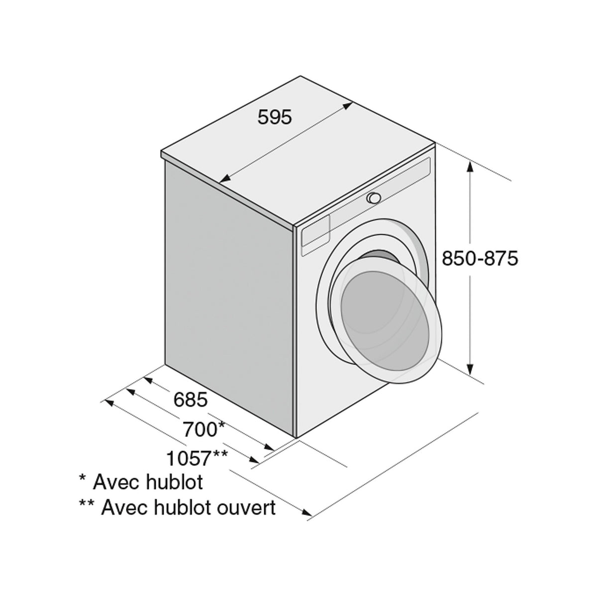 Lave linge hublot ASKO W4114C.W/3