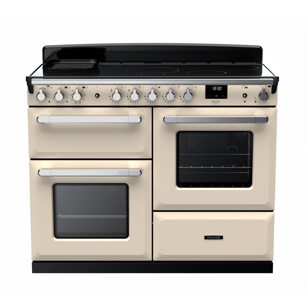Piano de cuisson induction FALCON ESTEL DELUXE OCTAB IND 110 CM CREME PAST