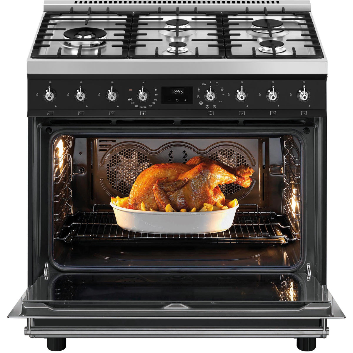 Piano de cuisson gaz SMEG C95GMCMB2