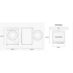 Lave linge séchant hublot SAMSUNG WD11DG5B15BH - 11/6 kg - 1400 tr/min - Classe A - Connecté