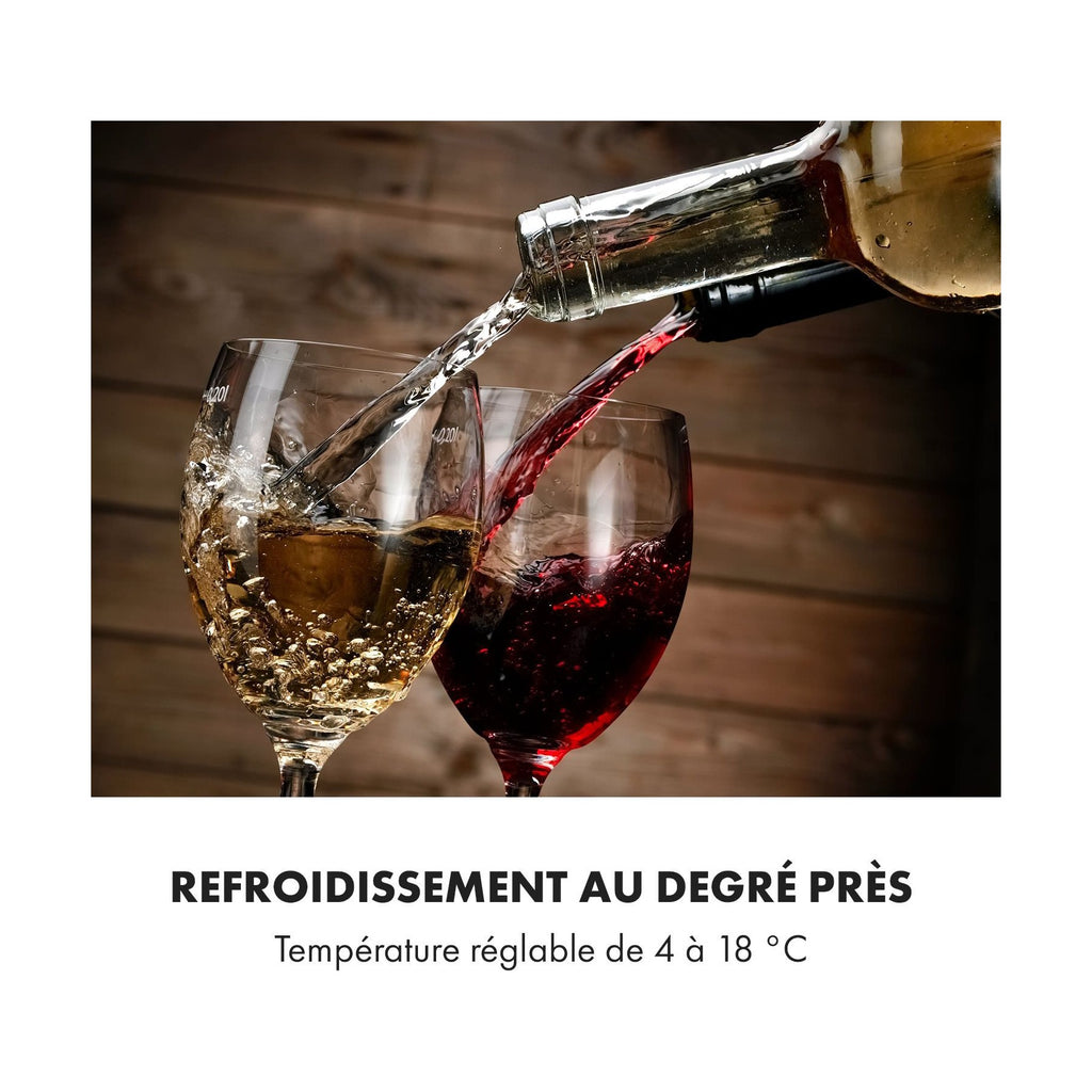 Cave à vin de service KLARSTEIN Vinamour 48 Uno 128L 48 bouteilles