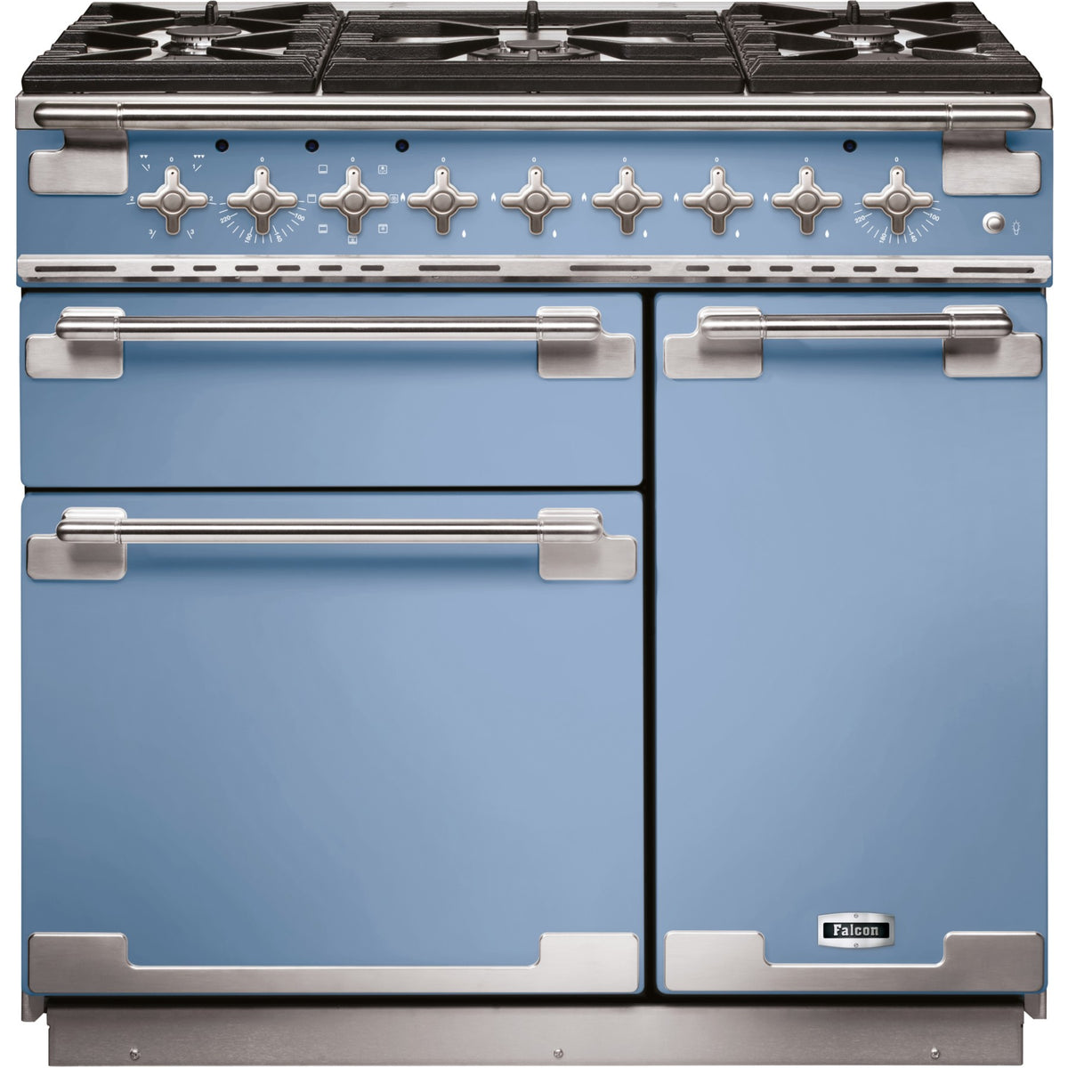 Piano de cuisson gaz FALCON ELISE 90 DF BLEU DE CHINE