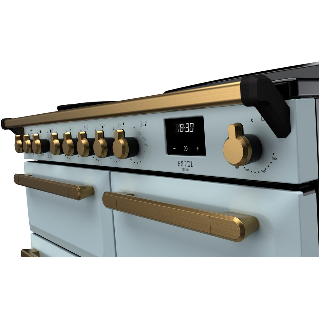 Piano de cuisson induction FALCON ESTEL DELUXE TAB IND 100 CM BLEU PASTEL