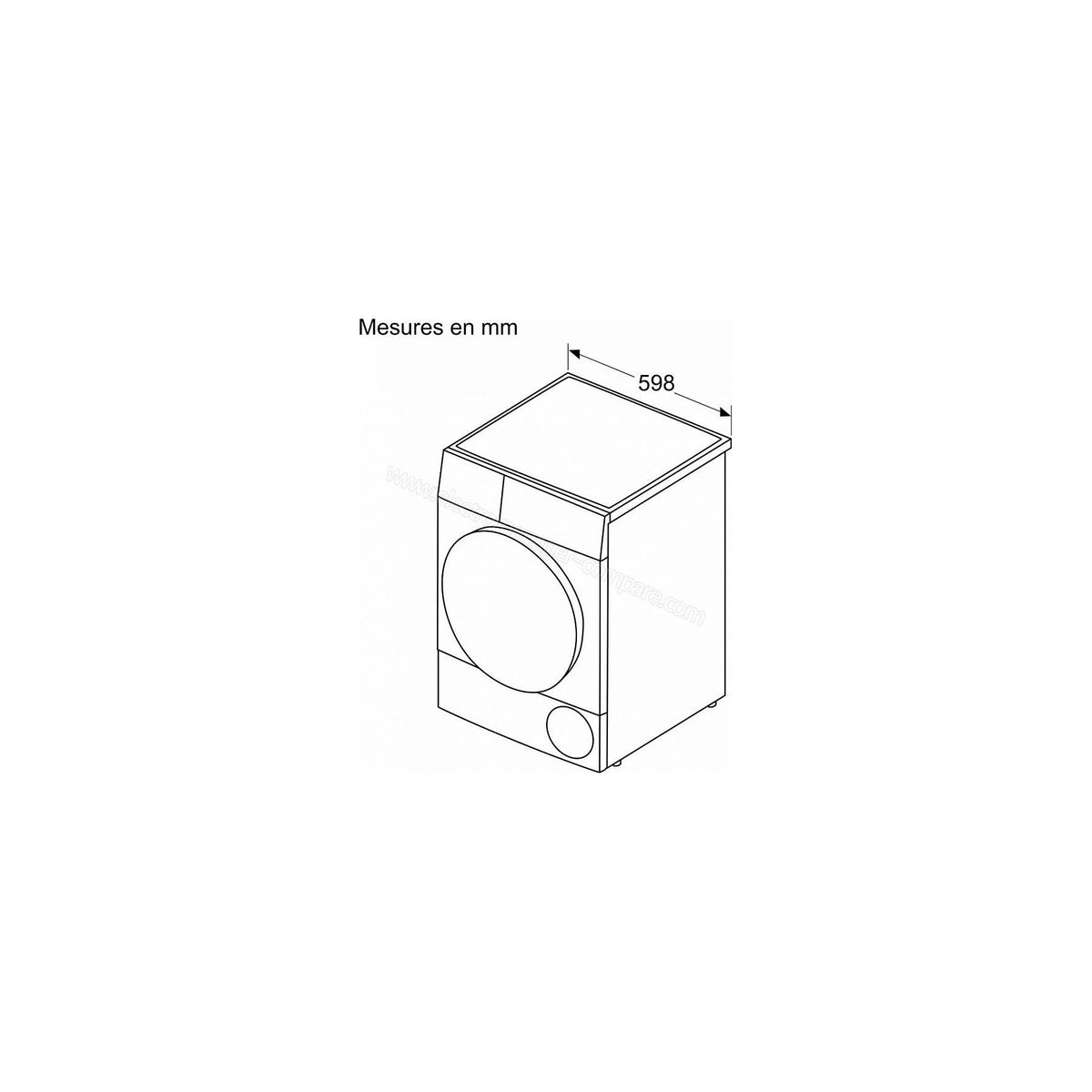 Sèche linge pompe à chaleur BOSCH 7982631