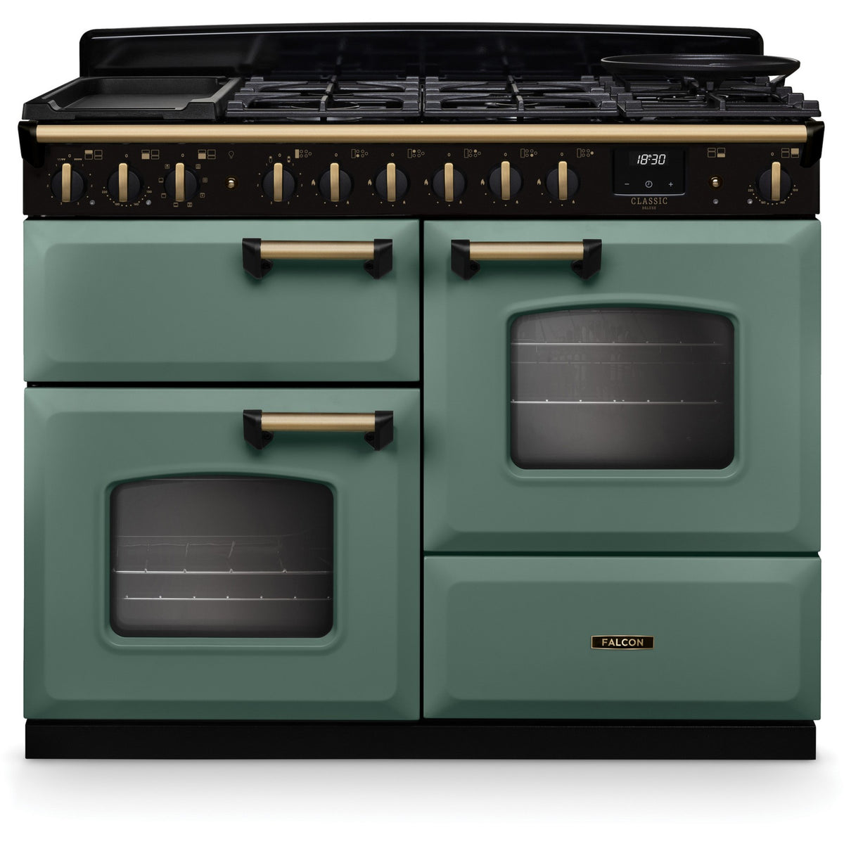 Piano de cuisson mixte FALCON NGC TAB MIX 110 CM VERT MINERAL LAITON A