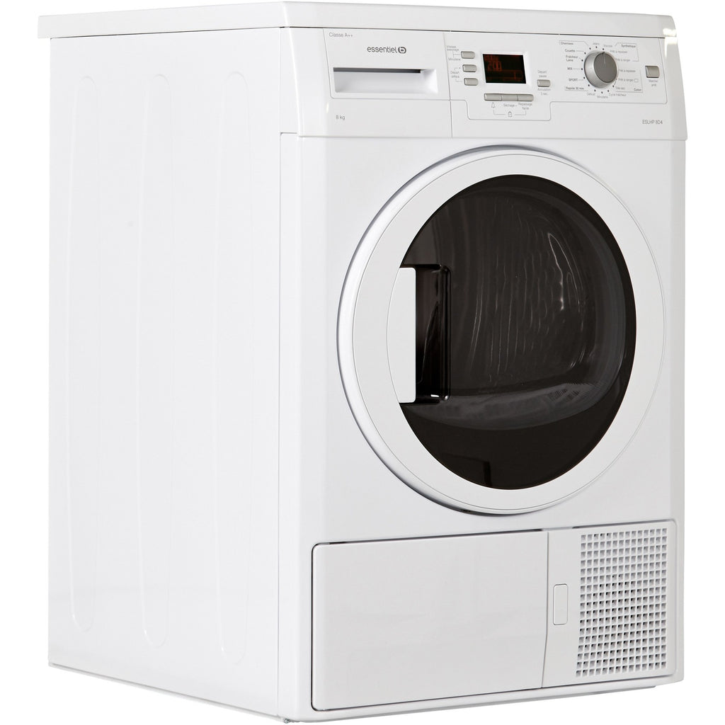 Sèche linge pompe à chaleur ESSENTIELB ESL-HP8D4 Reconditionné