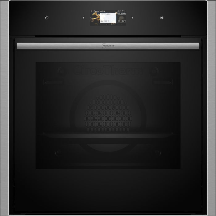 Four encastrable NEFF B64CS71N0 - Pyrolyse - Hydrolyse - Chaleur pulsée - Porte froide - N90 Slide&Hide