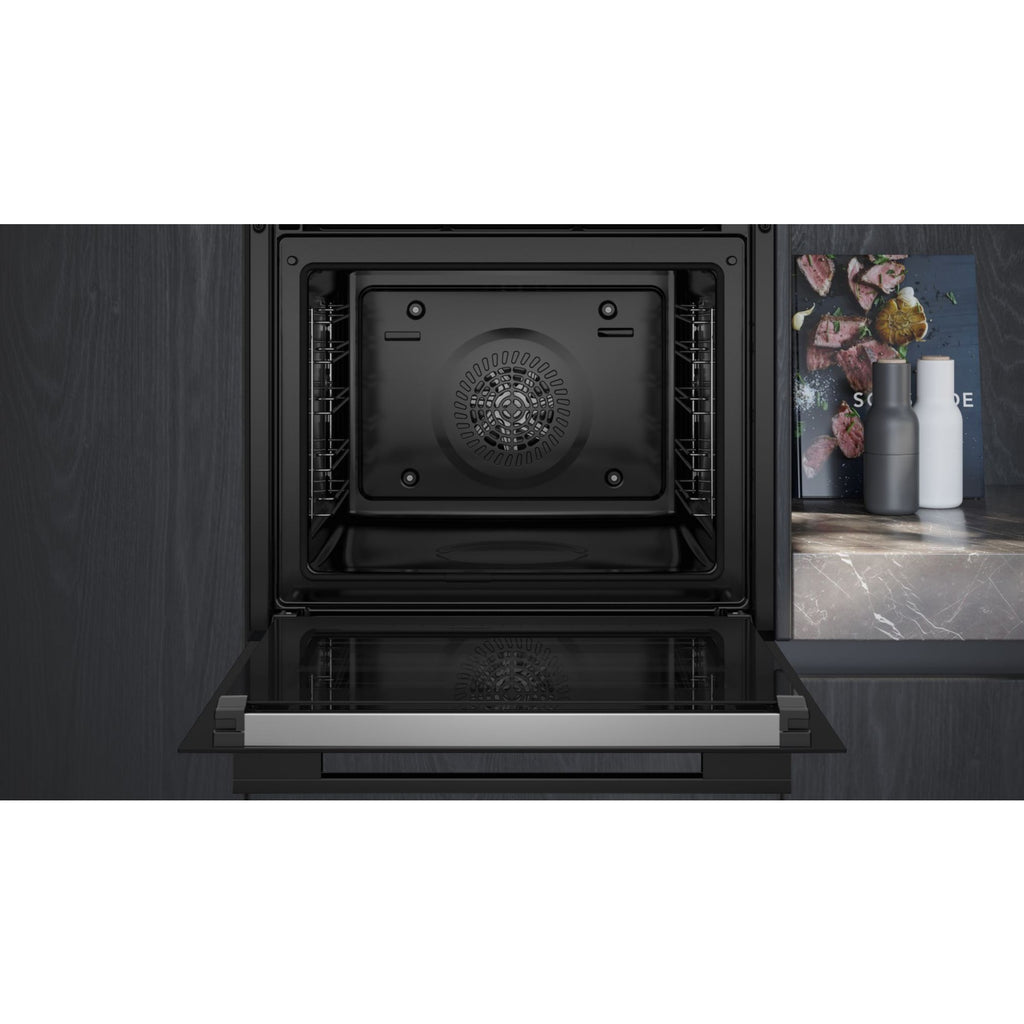 Four encastrable SIEMENS HB774G2B1 - Pyrolyse - Hydrolyse - Chaleur pulsée - Porte froide - Écran tactile - iQ700 - Air Fry