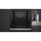 Four encastrable SIEMENS HB774G2B1 - Pyrolyse - Hydrolyse - Chaleur pulsée - Porte froide - Écran tactile - iQ700 - Air Fry