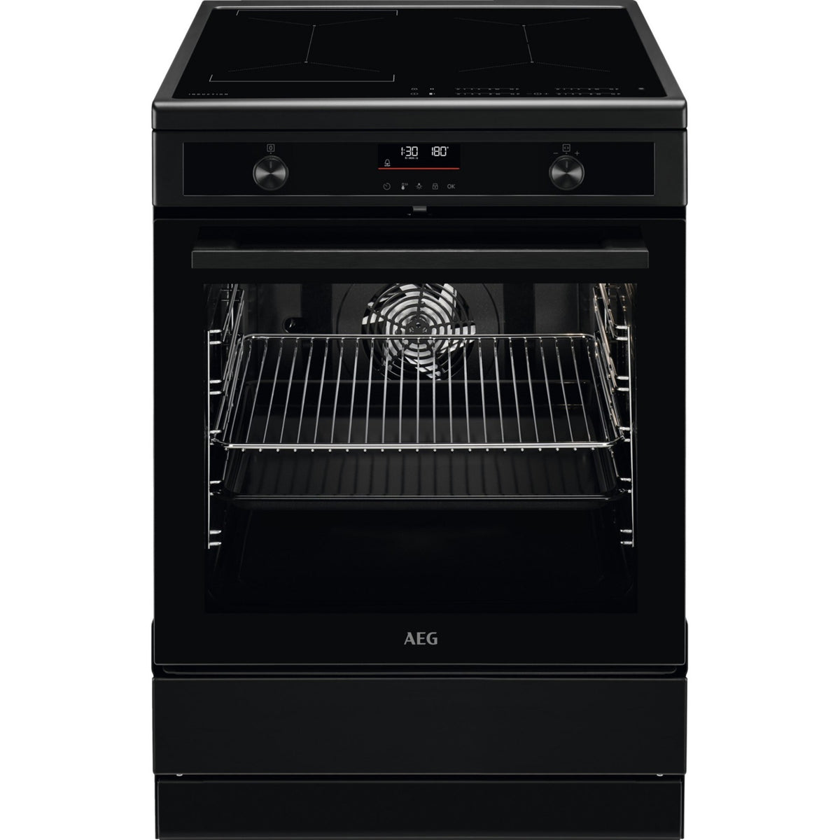 Cuisinière induction AEG CIB6490APB Pyrolyse