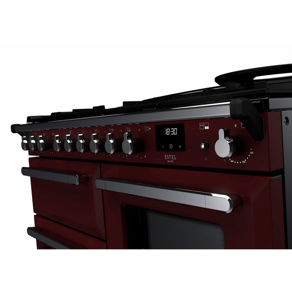 Piano de cuisson mixte FALCON ESTEL DELUXE OC TAB MIX 110 CM BORDEAUX