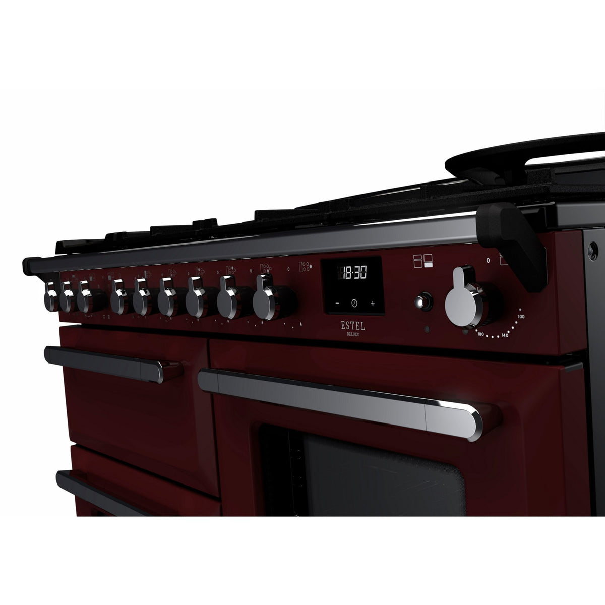 Piano de cuisson mixte FALCON ESTEL DELUXE OC TAB MIX 110 CM BORDEAUX