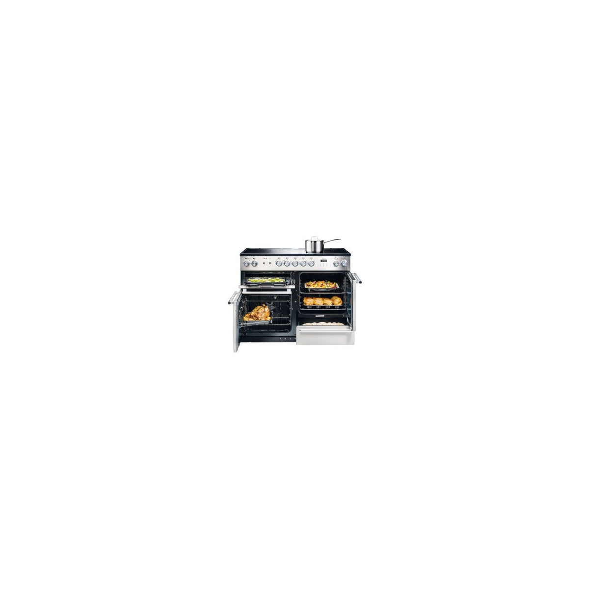 Piano de cuisson induction FALCON NEXUS110 INDUC INOX CHROME