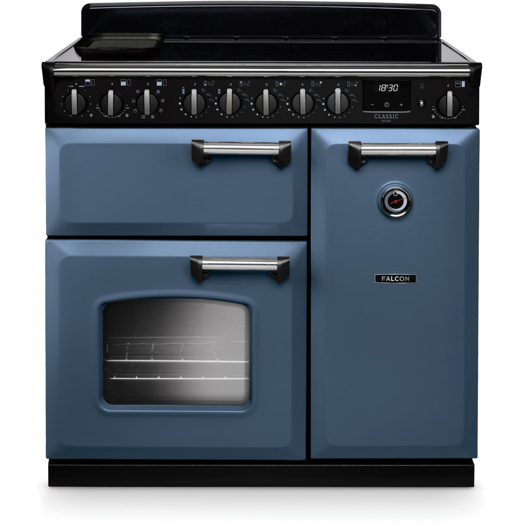 Piano de cuisson induction FALCON NGC TAB IND 90 CM ROCHE BLEUE CHROME