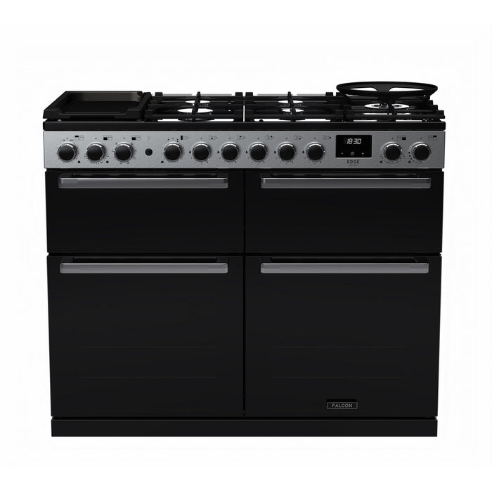 Piano de cuisson gaz FALCON EDGE DELUXE BC TAB MIX 110 CM VERRE NOI