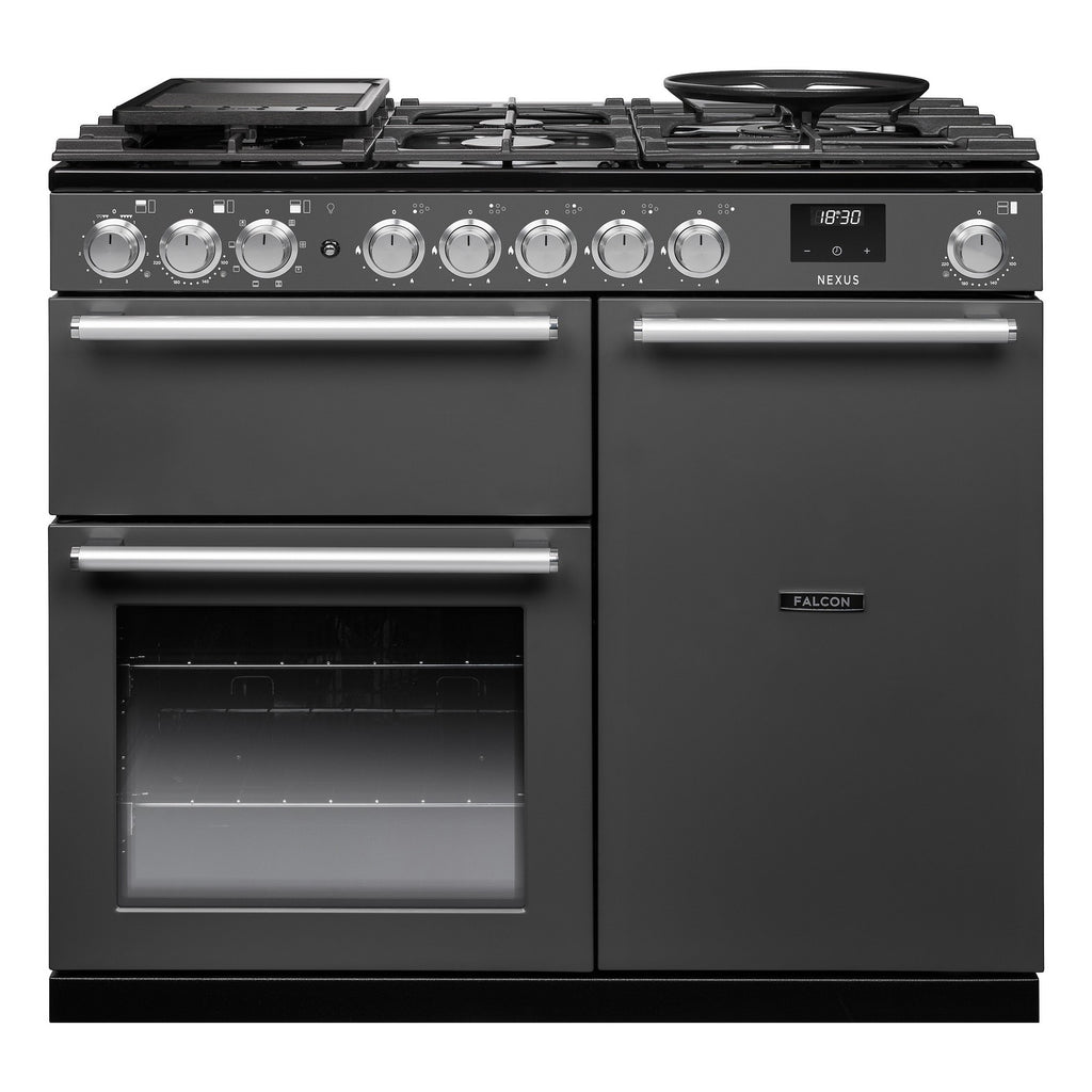 Piano de cuisson gaz FALCON NEXUS NGC TAB GAZ 100 CM ARDOISE CHROME