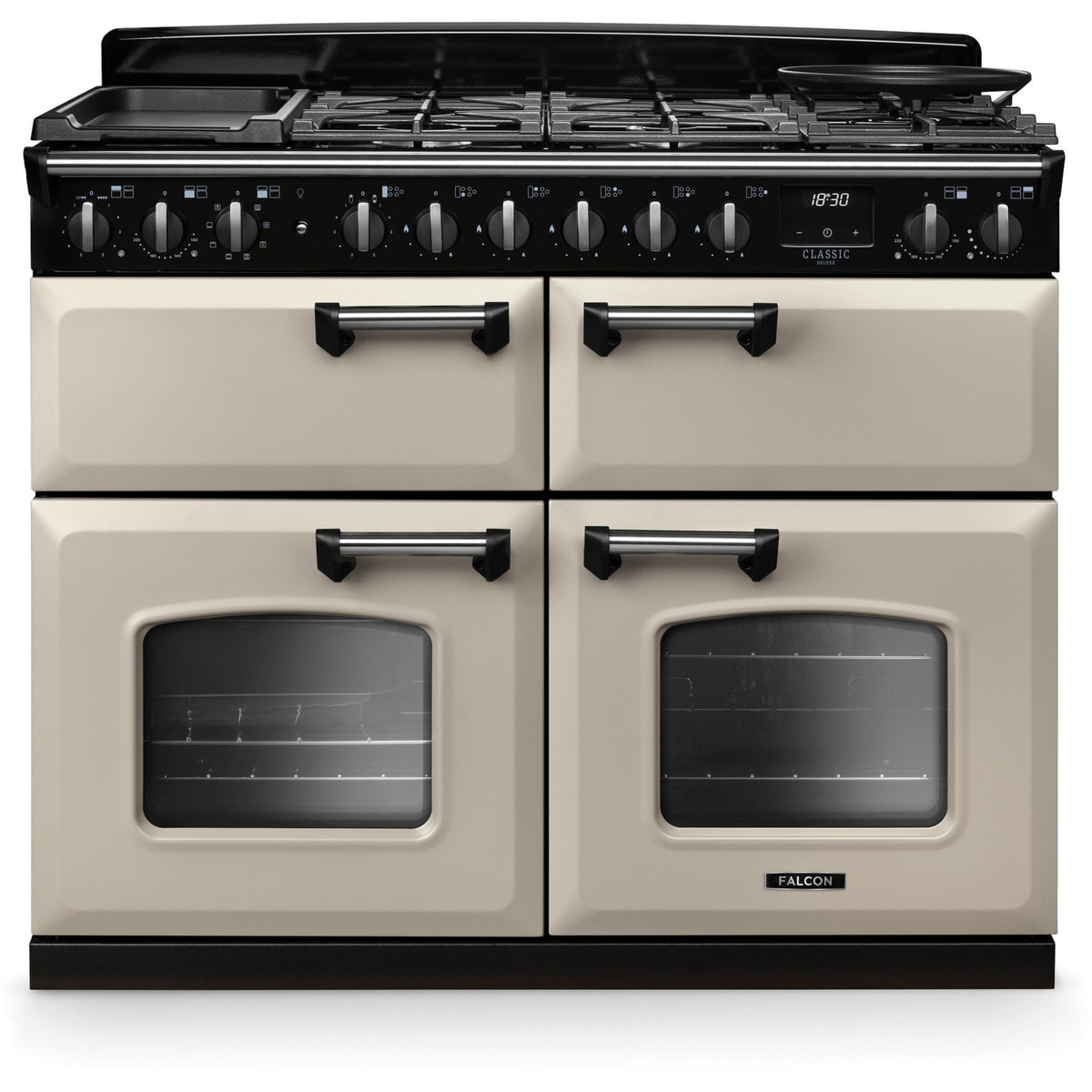 Piano de cuisson mixte FALCON NGC TAB MIX 110 CM CREME PASTEL CHROME