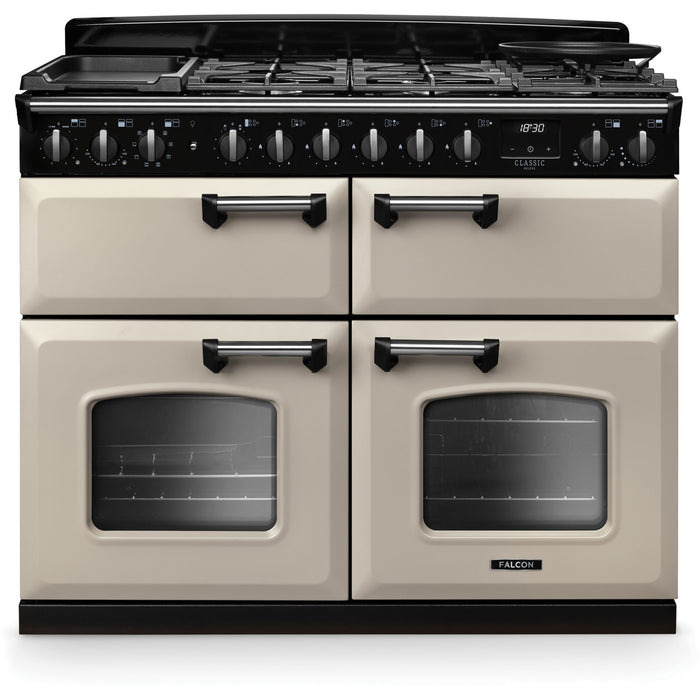 Piano de cuisson mixte FALCON NGC TAB MIX 110 CM CREME PASTEL CHROME