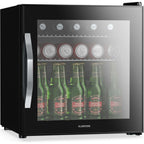 Mini réfrigérateur KLARSTEIN Beersafe porte miroir 44x48cm LED Noir
