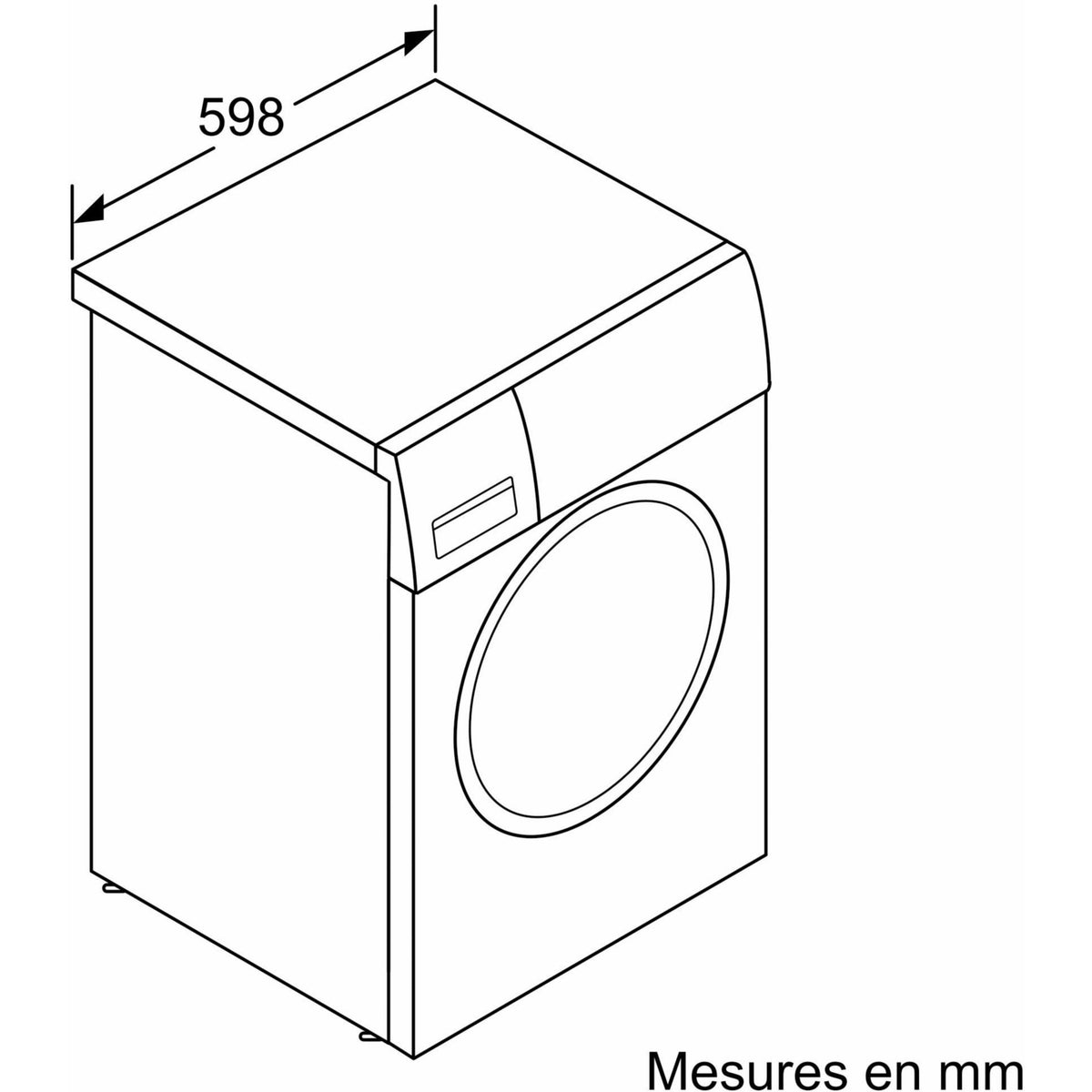 Lave linge hublot BOSCH WAN28208FF Reconditionné