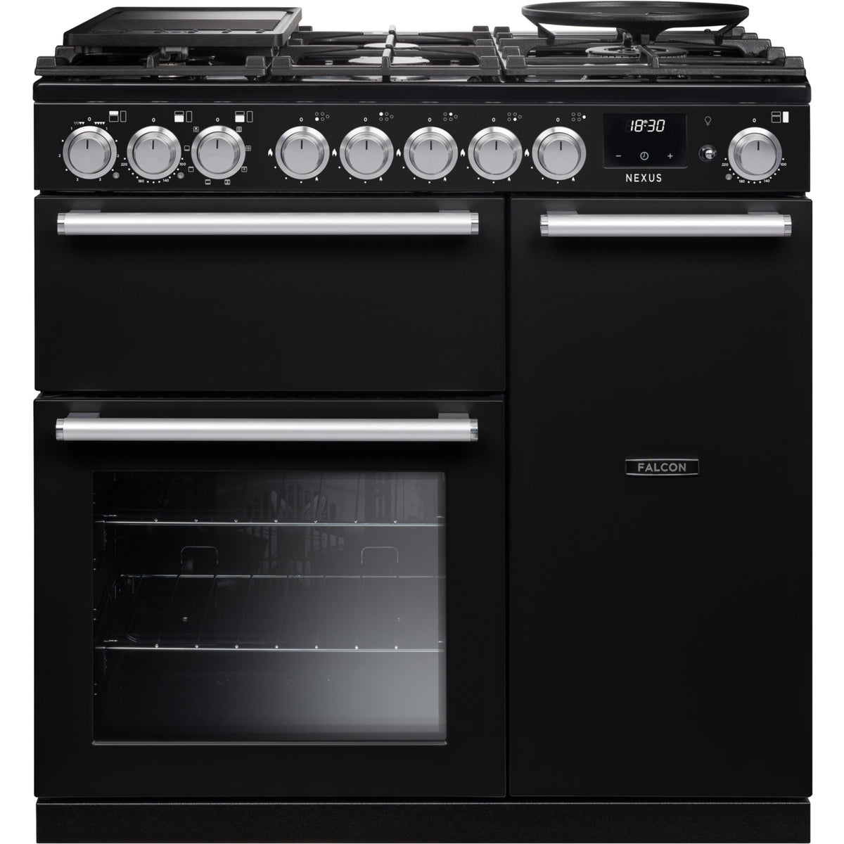 Piano de cuisson gaz FALCON NEXUS NGC TAB GAZ 90 CM CHARBON CHROME