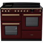 Piano de cuisson induction FALCON ESTEL DELUXE OCTAB IND 110 CM BORDEAUX L