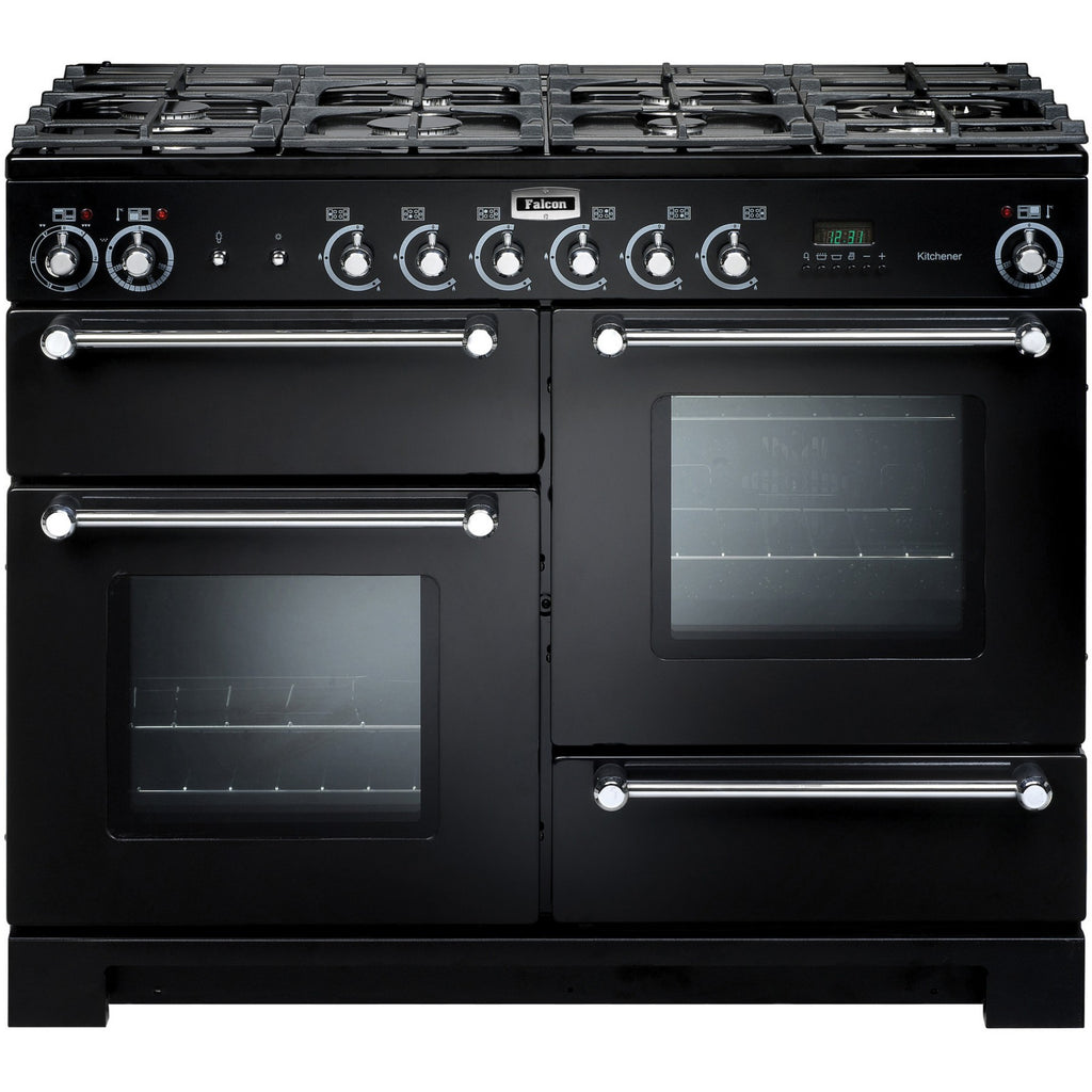 Piano de cuisson gaz FALCON KITCHENER 110 Mixte NOIR CHROME