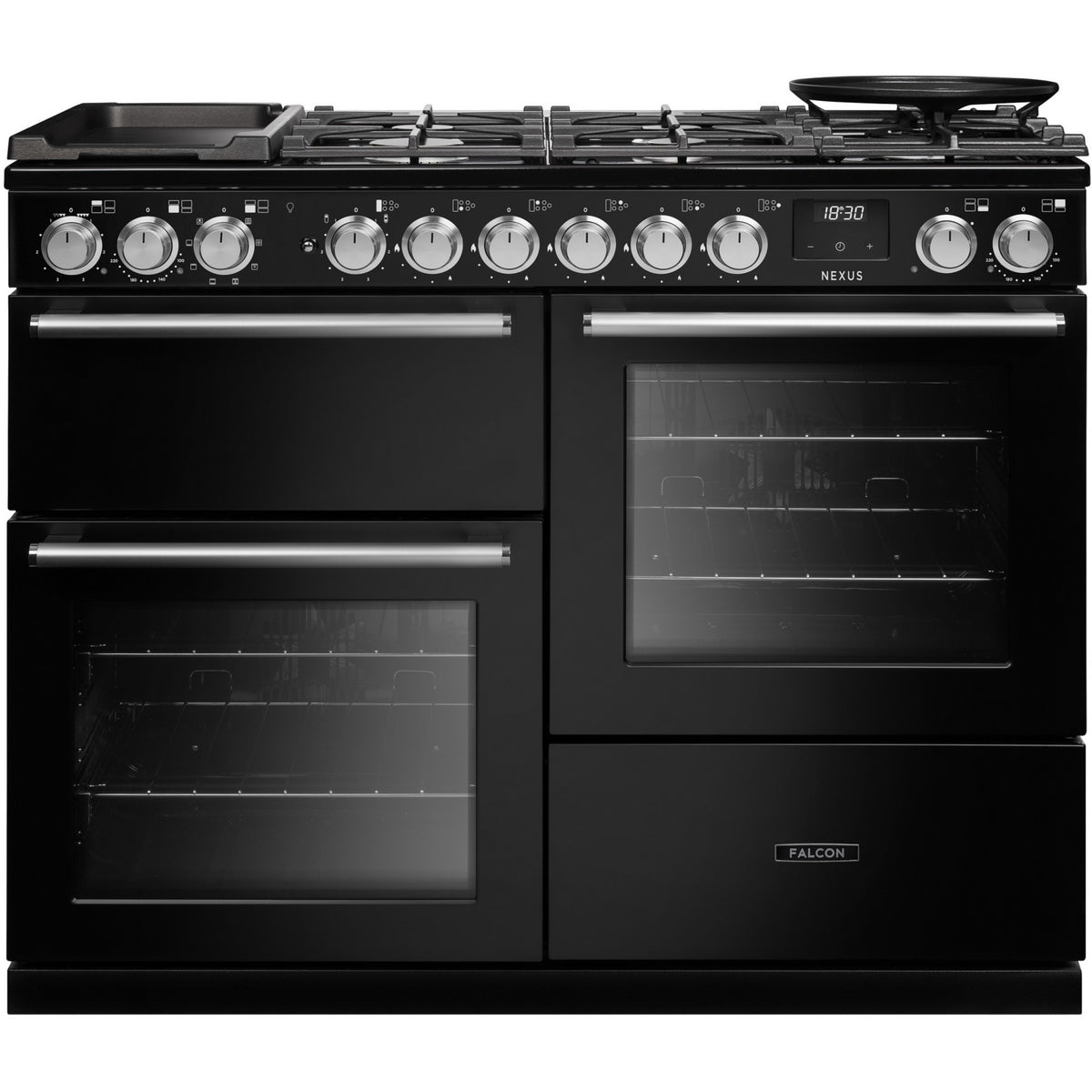 Piano de cuisson mixte FALCON NEXUS NGC OC TAB GAZ 110 CM CHARBON CHR