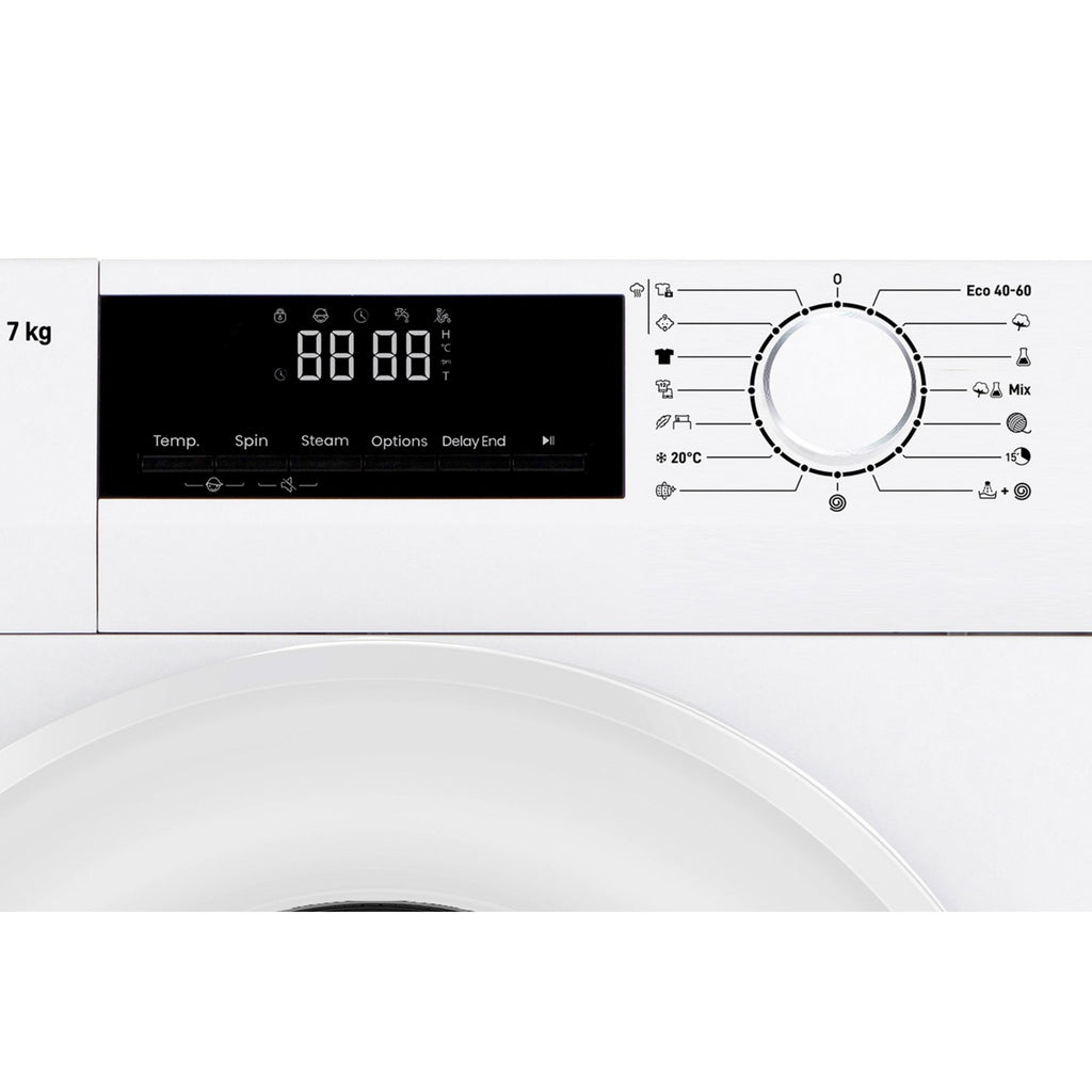 Lave linge compact LISTO LF714L2b - 7 kg - 1400 tr/min - Classe A - Moteur induction