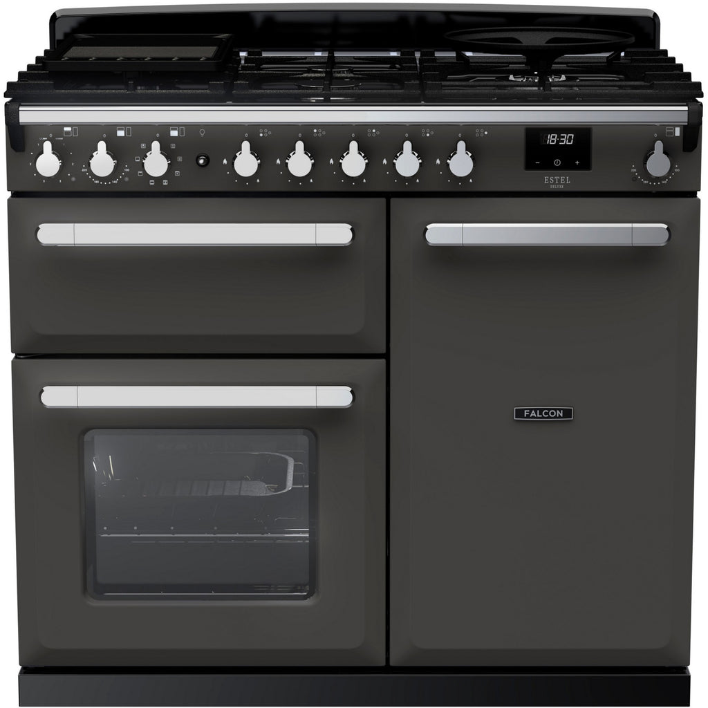 Piano de cuisson gaz FALCON ESTEL DELUXE TAB GAZ 100 CM ARDOISE CHRO