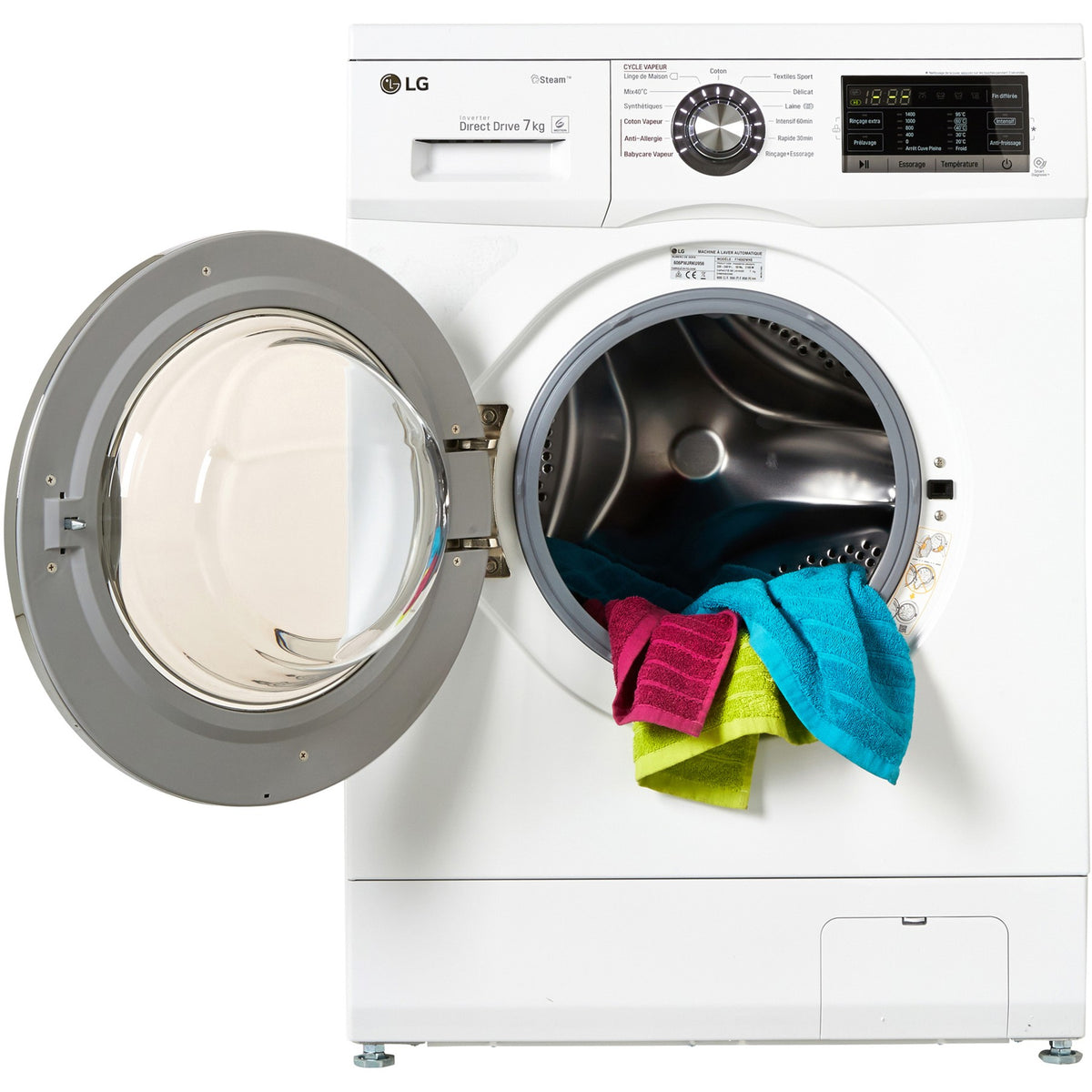 Lave linge hublot LG F74G62WHS Reconditionné