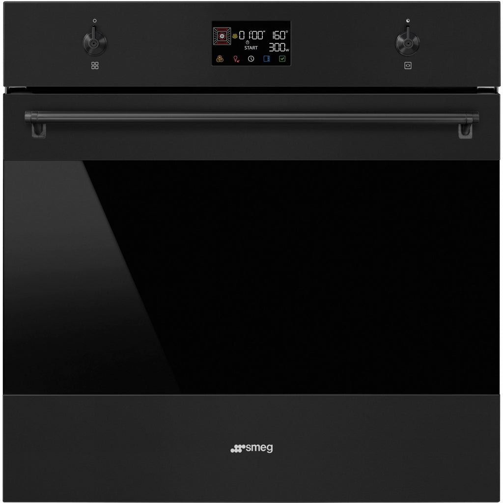 Four micro onde combiné SMEG SO6302M2N - Hydrolyse - Porte froide - Rails télescopiques