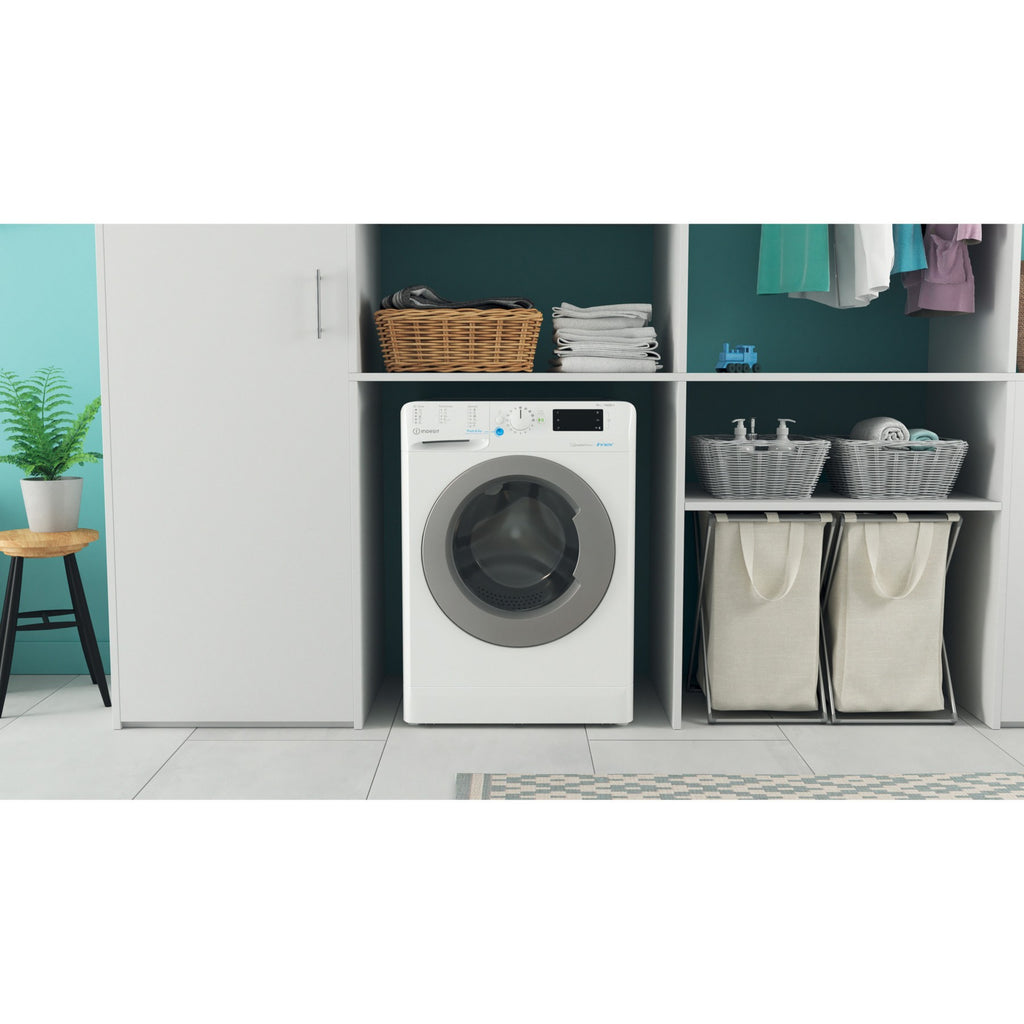 Lave linge hublot INDESIT BWE101485XWSEUN Reconditionné