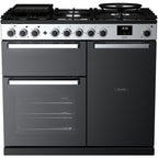 Piano de cuisson gaz FALCON EDGE DELUXE TAB GAZ 100 CM VERRE NOIR