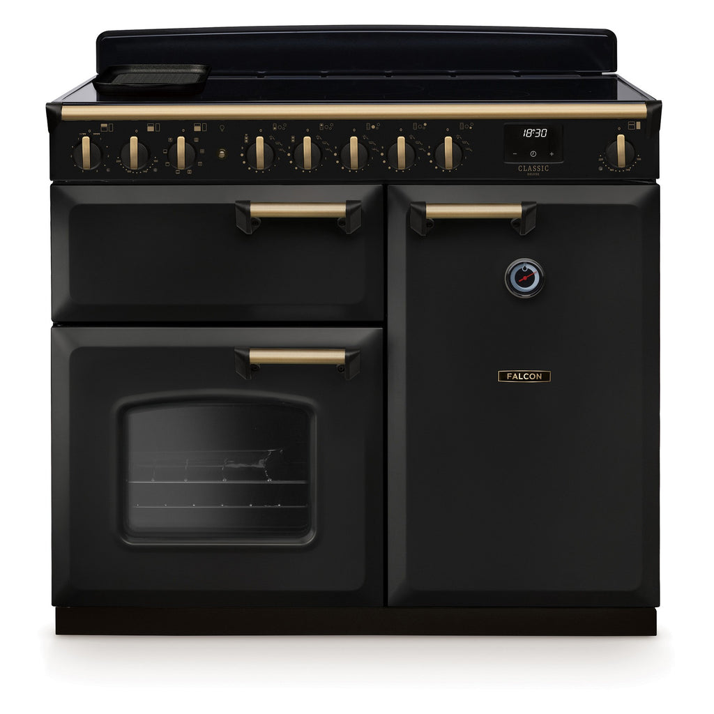 Piano de cuisson induction FALCON NGC TAB IND 100 CM CHARBON LAITON ANTIQU