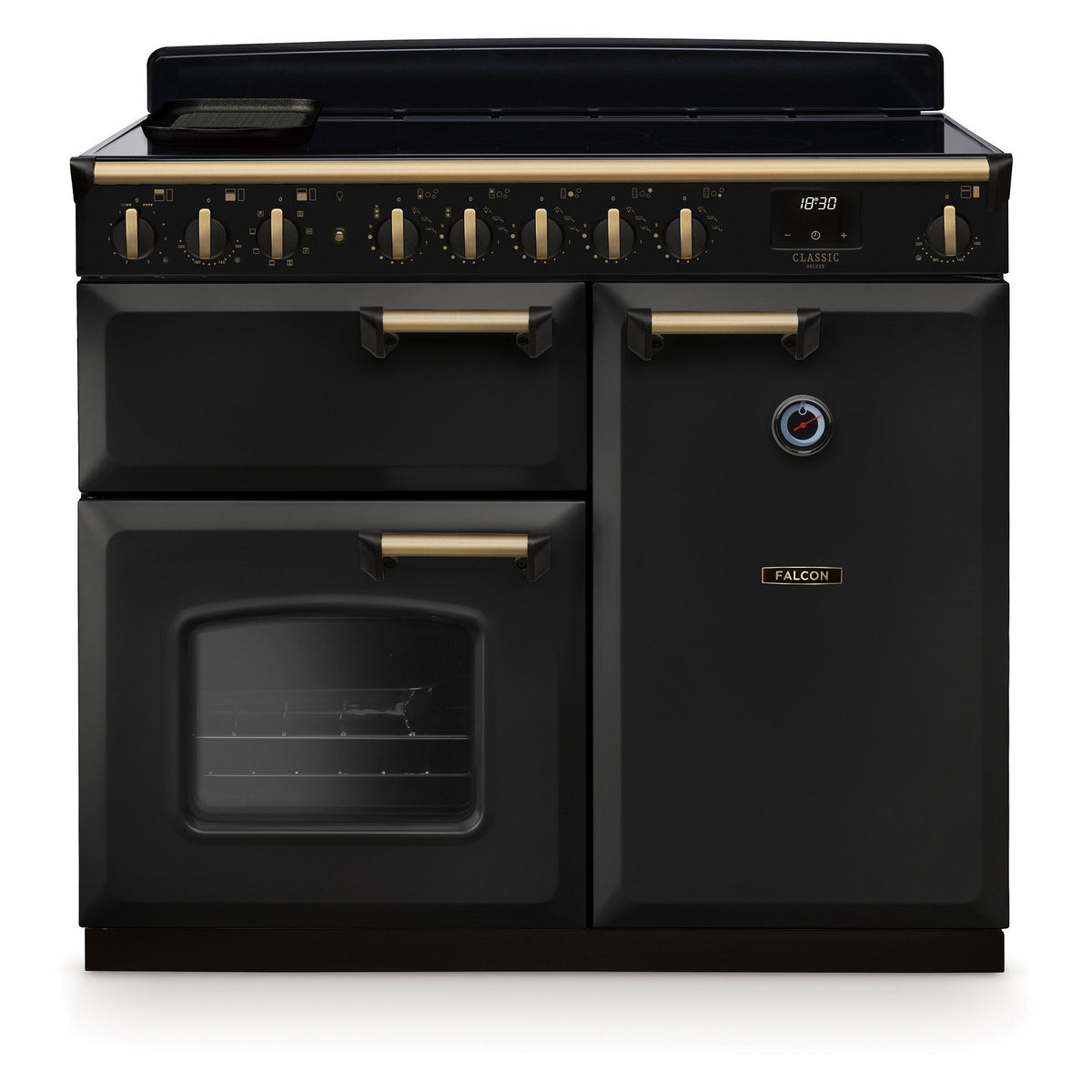 Piano de cuisson induction FALCON NGC TAB IND 100 CM CHARBON LAITON ANTIQU