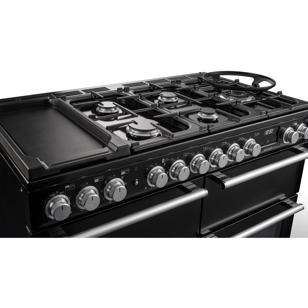 Piano de cuisson mixte FALCON NEXUS NGC BC TAB MIX 110 CM NOIR CHROME